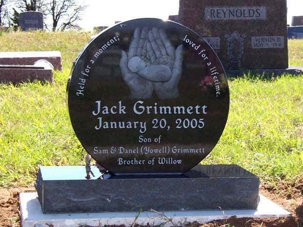black granite childrens memorial