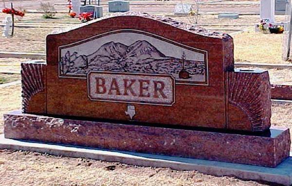 Kenneth & Laquita Baker - Companion Granite Memorial