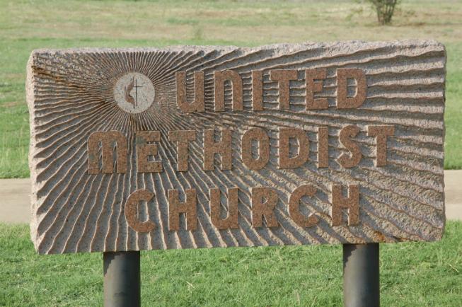 Gould, OK Methodist Church Sign