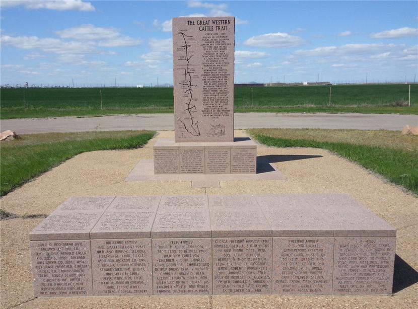 Great Western Cattle Trail Historical Monument
