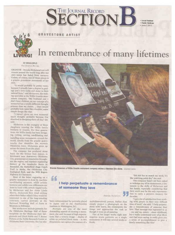 Journal Record Article June 7,2012