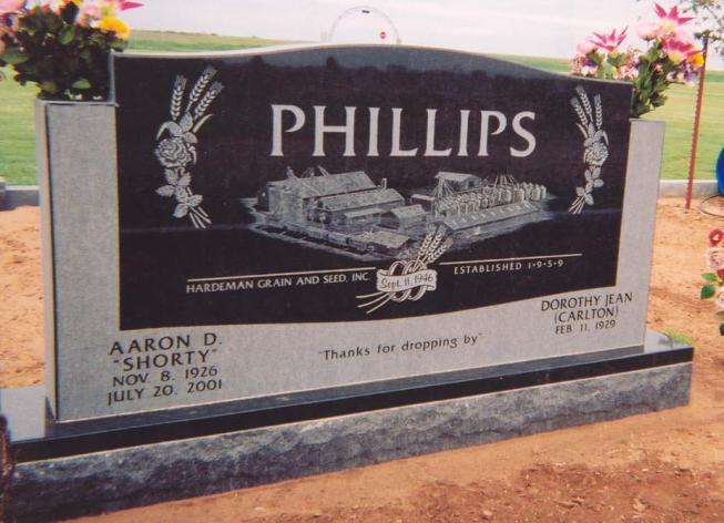 P - Aaron & Dorothy Phillips Front