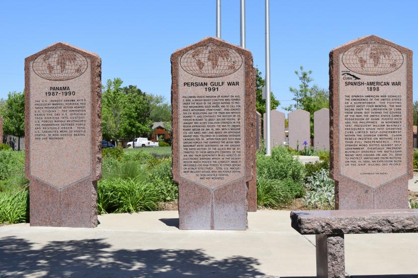 Texas Panhandle Panama, Persian, and Spanish - American War Memorial