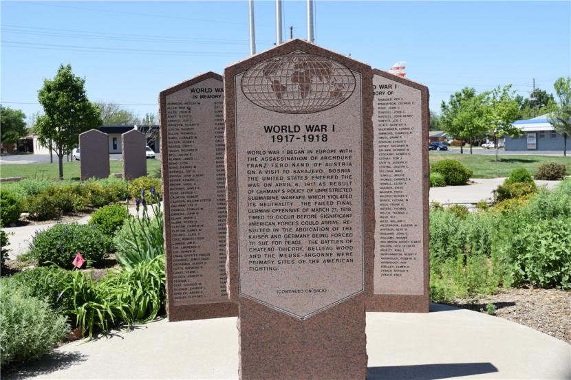 Texas Panhandle War Memorial World War l