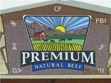 Premium Natural Beef Sign