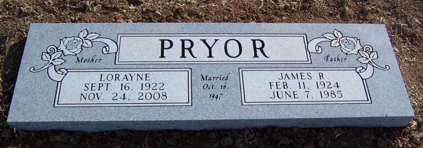 P - James & Lorayne Pryor