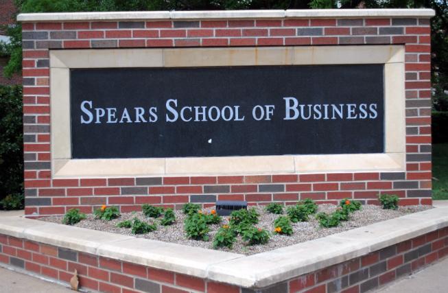 OSU Spears School of Business Sign