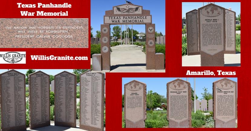 Texas Panhandle War Memorial - Amarillo, Texas 