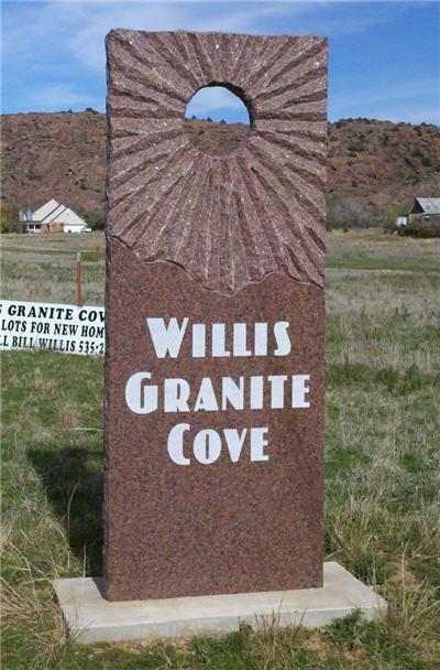 Willis Cove Sign