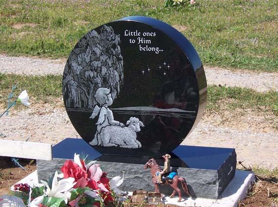 black granite childrens memorial