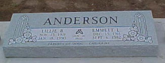 A - Emmett & Lillie Anderson
