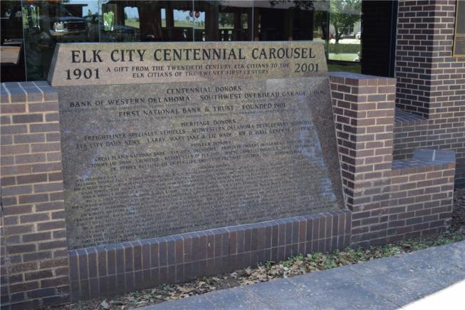 Elk City Centennial Carousel by Willis Granite Products