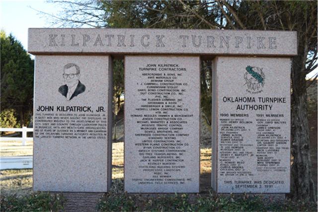 Kilpatrick Turnpike Monument
