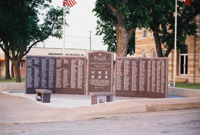 Throckmorton County Veterans Memorial Throckmorton, TX